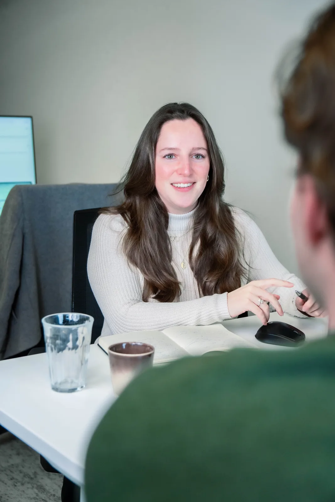 Adviesgesprek over AI-kaders